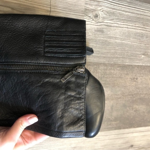 DKNY Black Heeled Round Toe Black Boots 8.5 - Picture 6 of 9